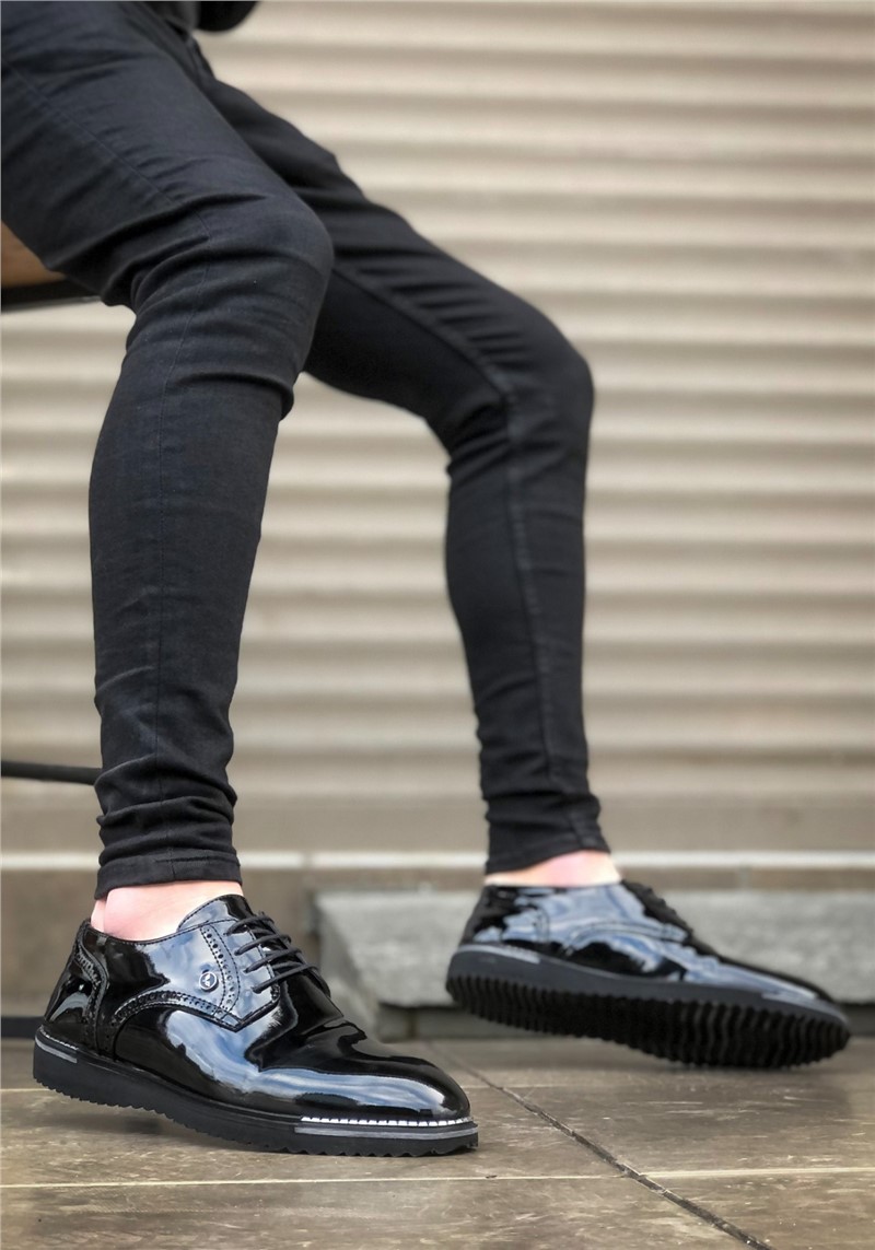 Men's casual shoes BA0197 - Black #328638