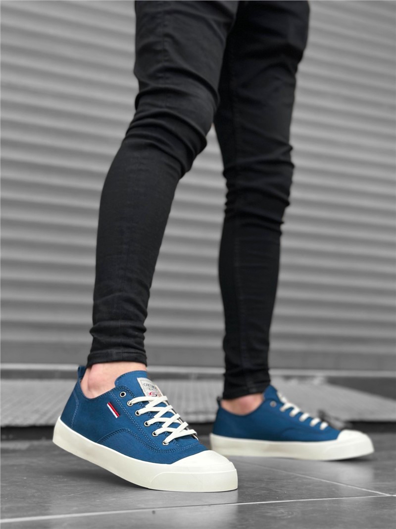 Men's Casual Lace Up Shoes BA0223 - Blue #382090