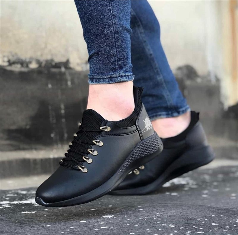 Men's casual shoes BA0601 - Black #322435