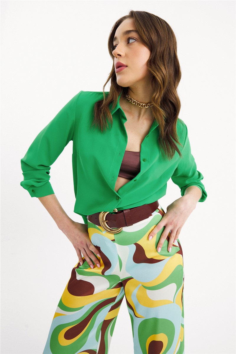 Camicia da donna - Verde #328689