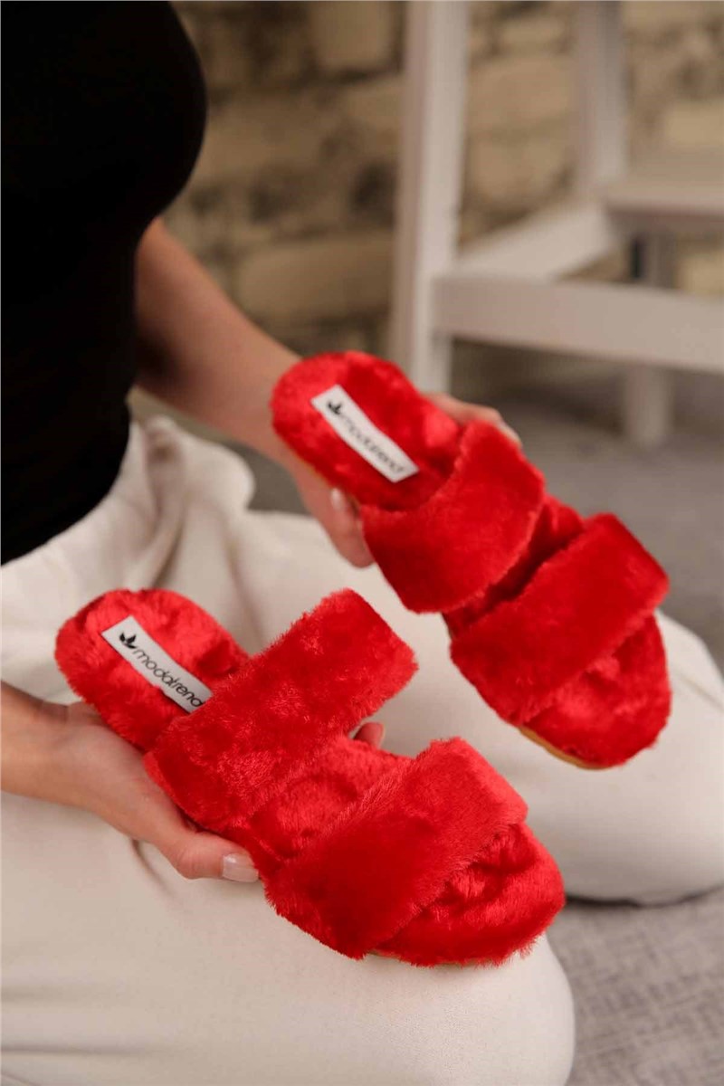 Modatrend Chinelos femininos  - Vermelhos #298633
