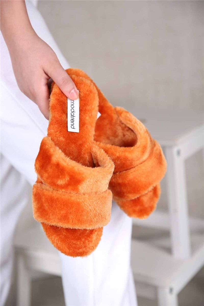 Modatrend Chinelos femininos  - Laranja #298625