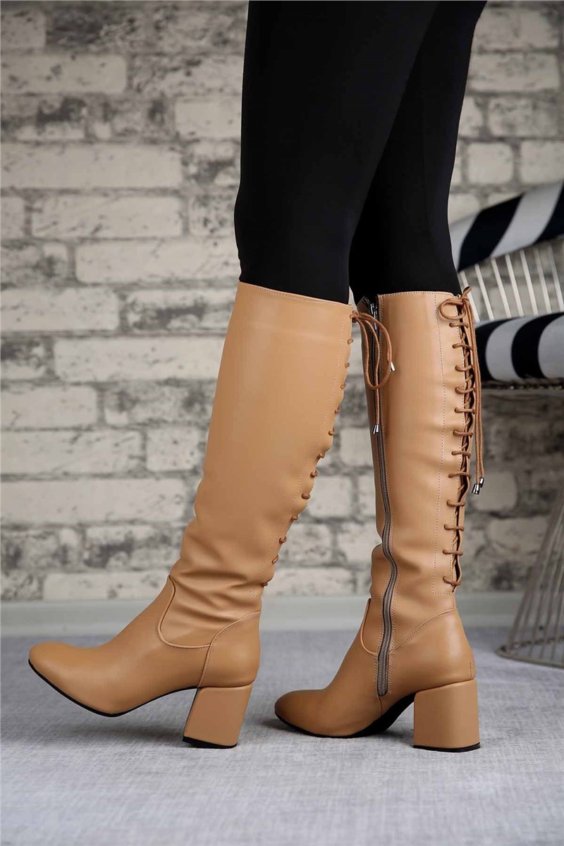 Women's Boots - Beige #298898