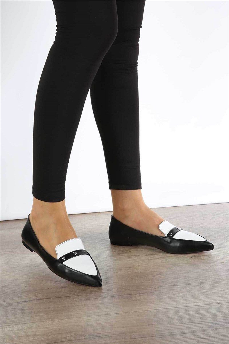 Mocassins Femininos - Preto, Prata #294516