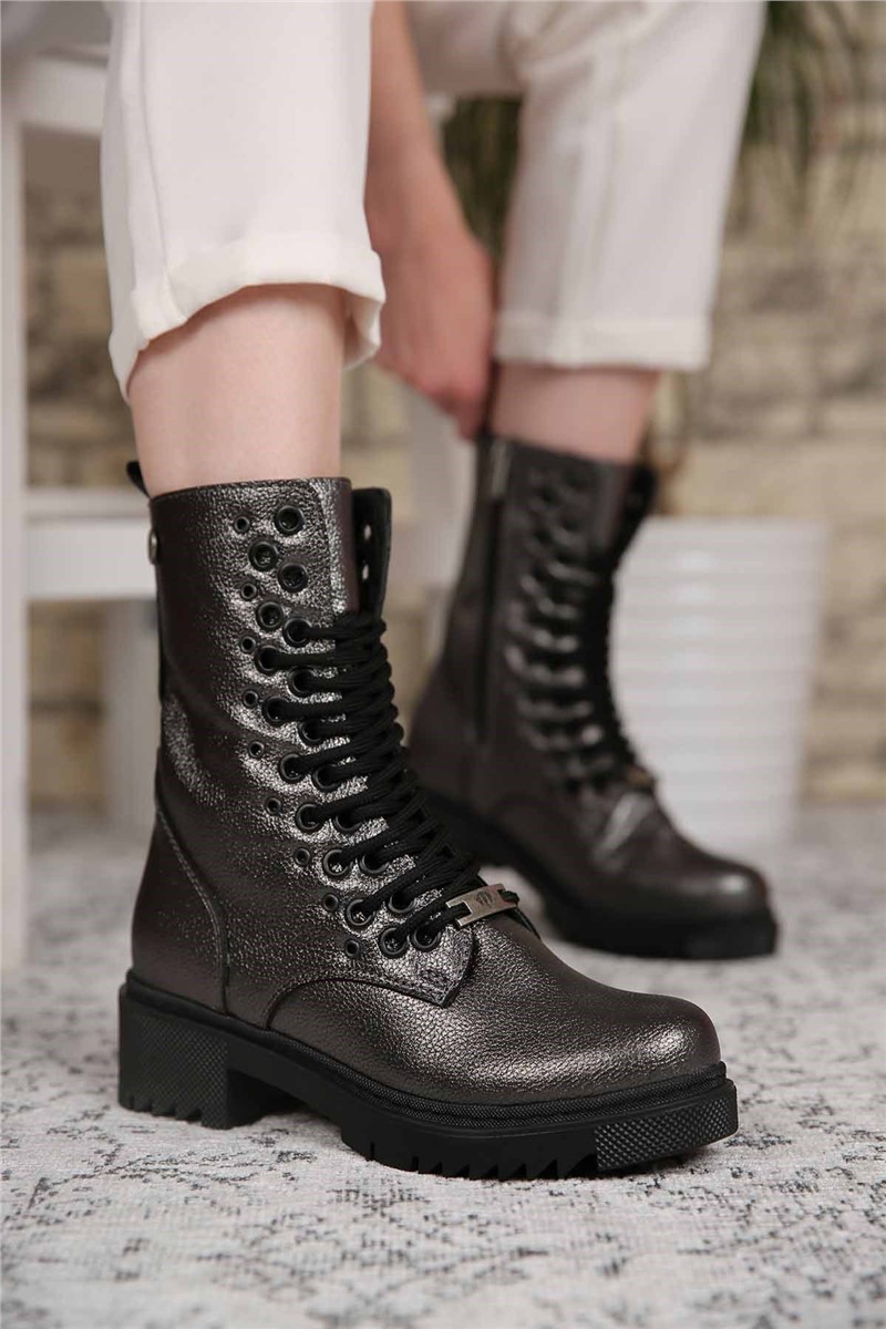 Women's Boots - Metallic Silver #298178