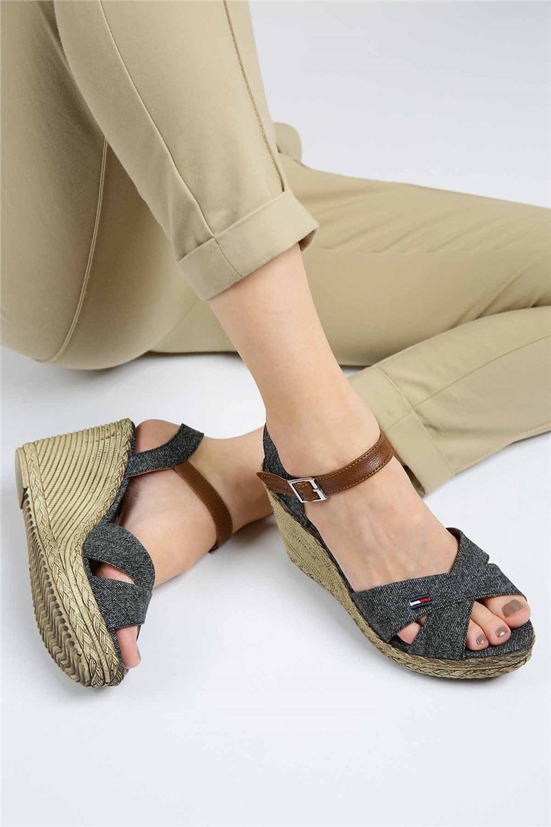 Women's sandals 7113 - Gray 297229
