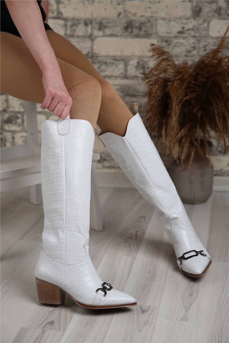 Stivali da donna - Bianco 298251