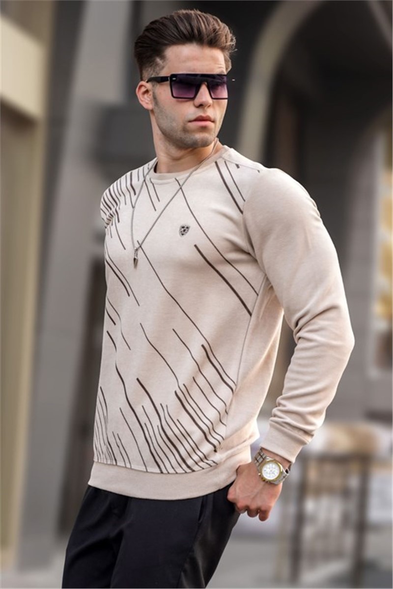 Men's Sweater 5963 - Beige #357936