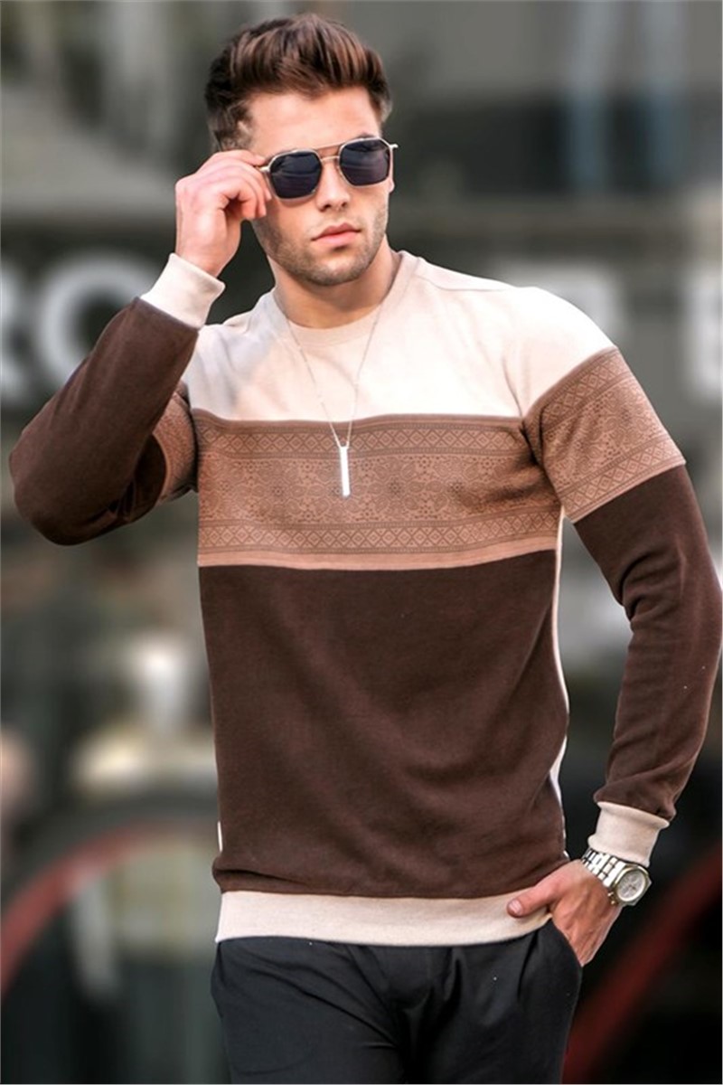 Men's Sweater 5966 - Beige #357984