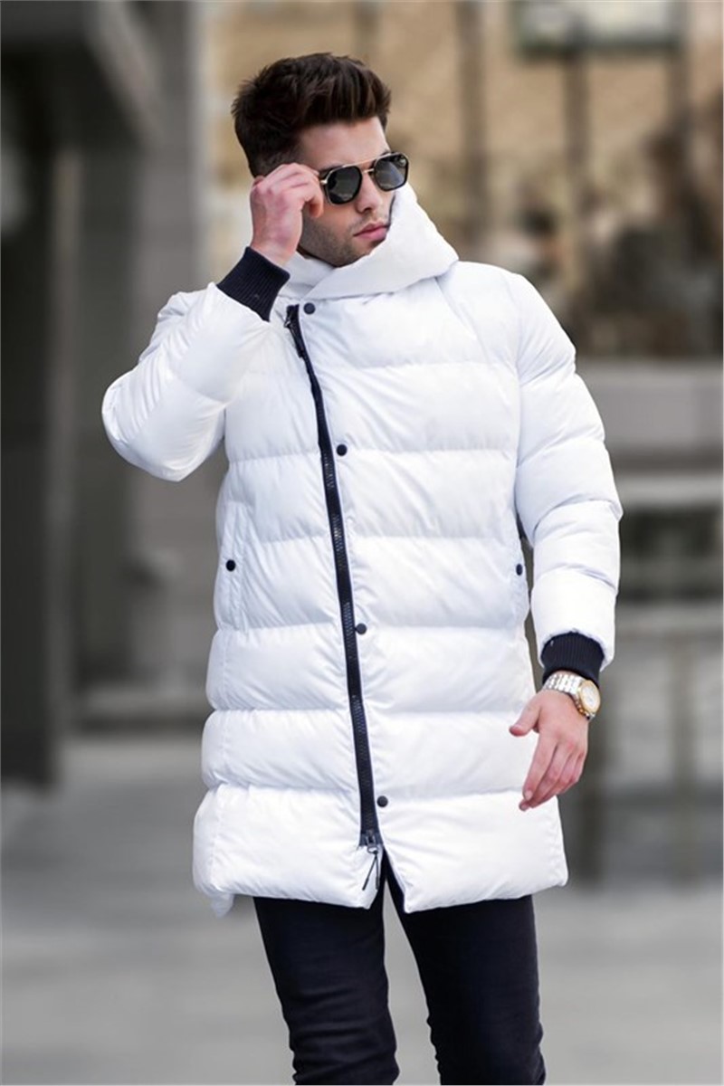 Men's Hooded Jacket 5743 - White #358659