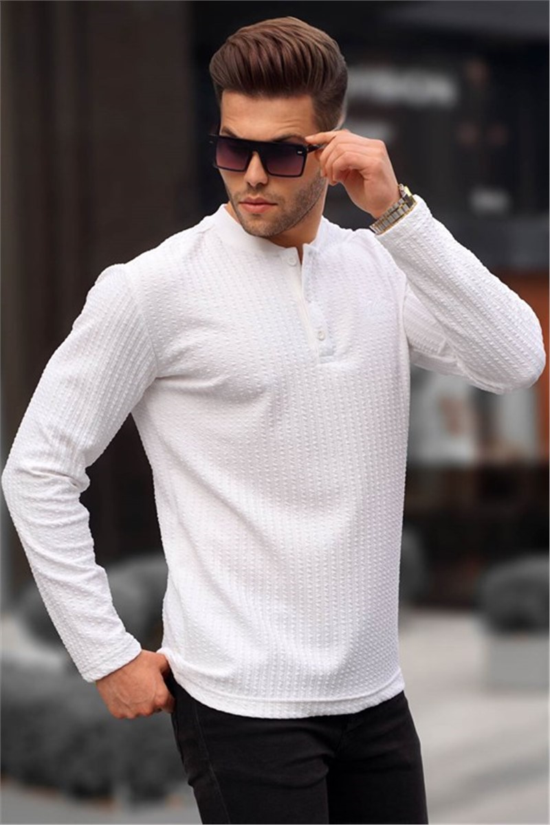 Men's Sweater 6007 - White #358666