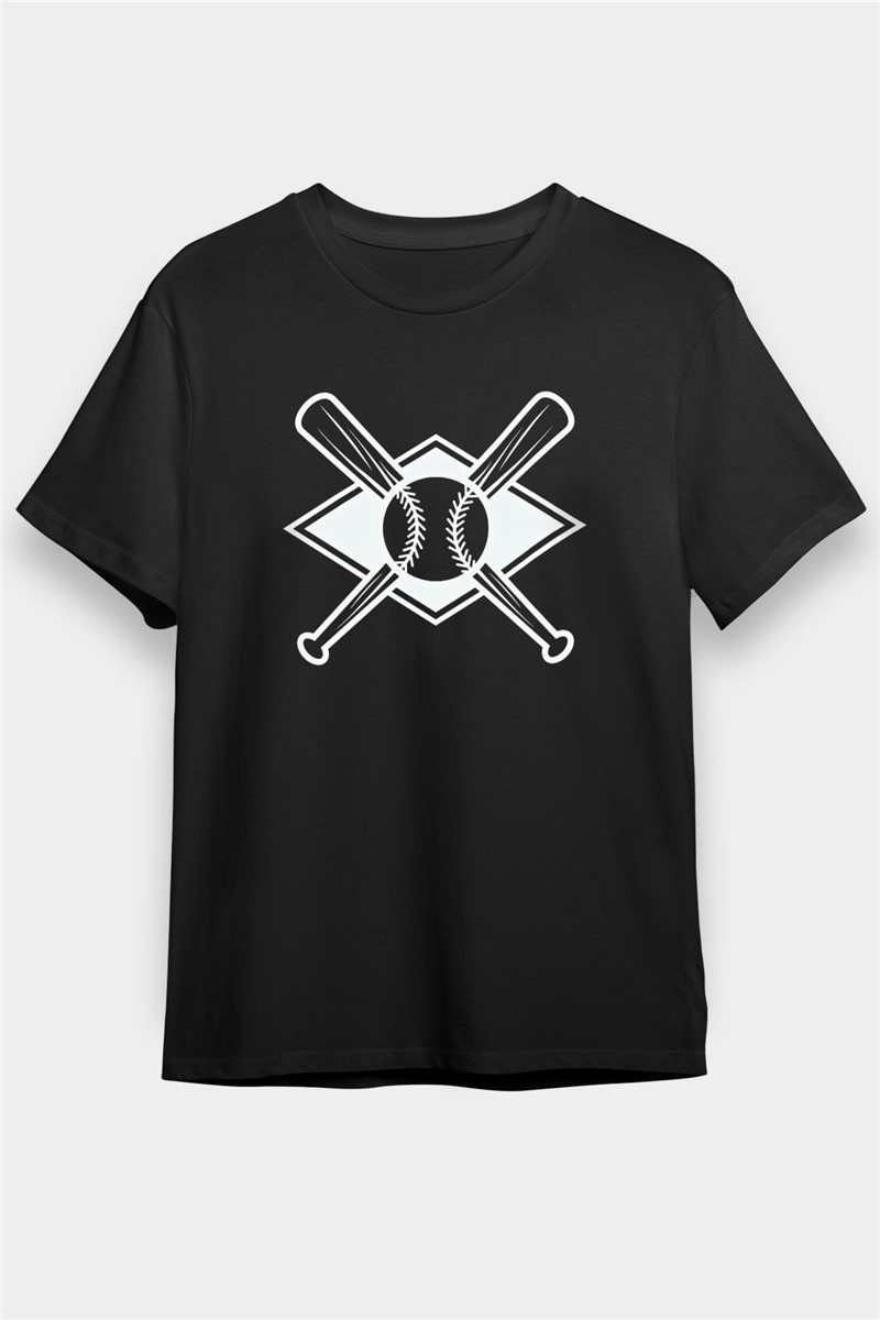 Unisex majica s printom - crna #377546