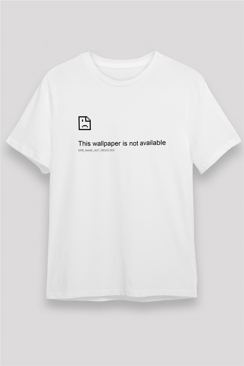Unisex majica s printom - bijela #372707