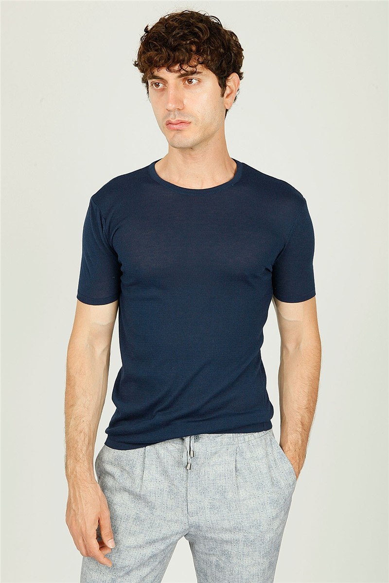 Centone Men's T-Shirt - Navy Blue #307377