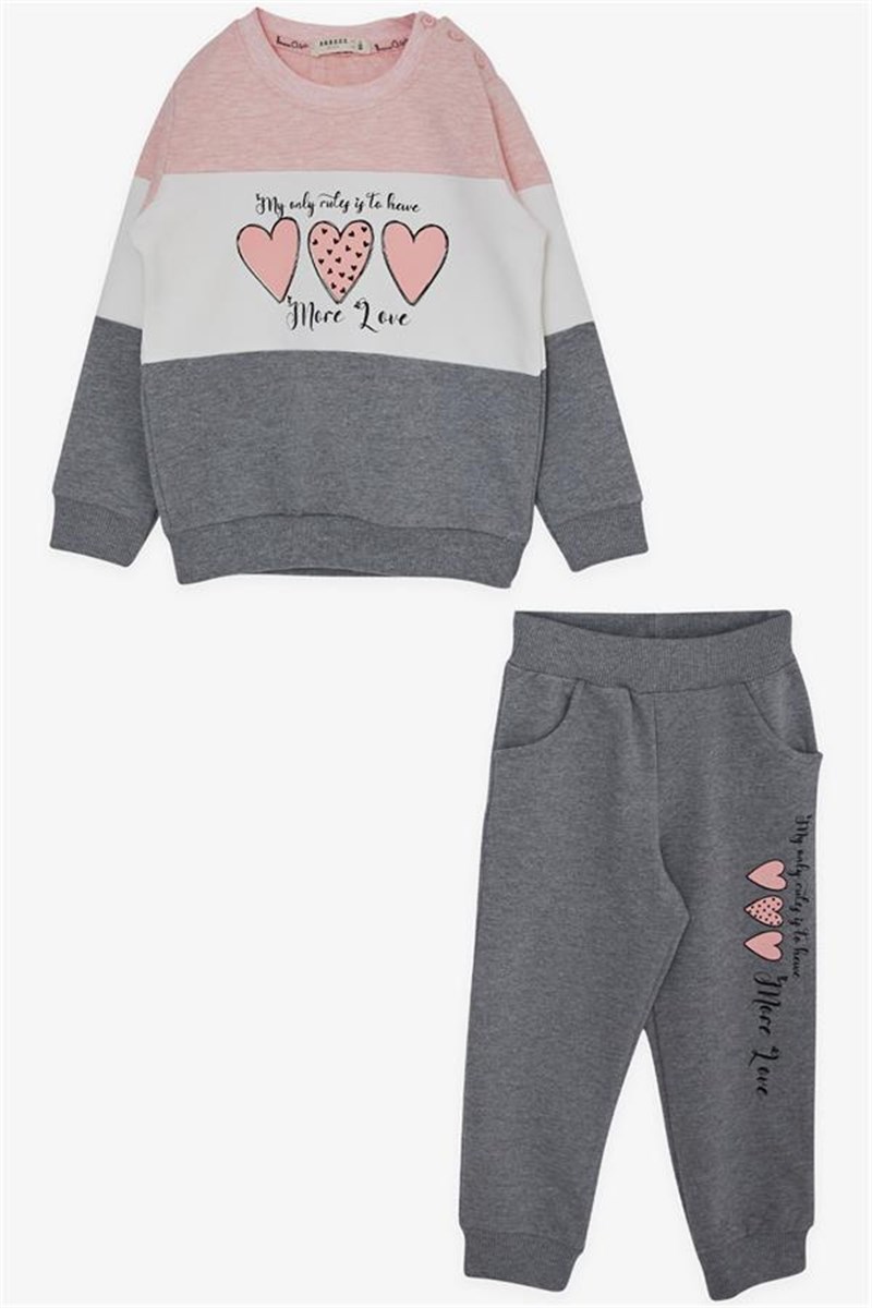 Set sportivo per bambini e ragazze - Salmone #407414