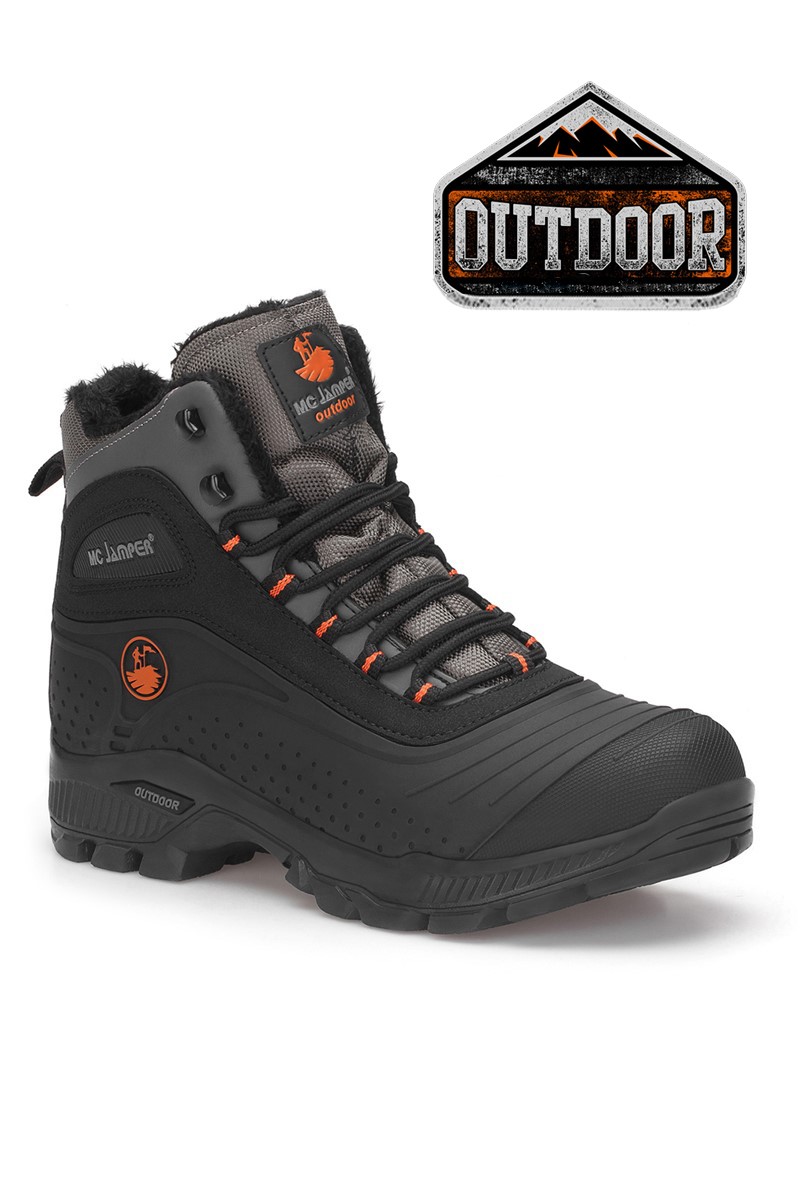 MC Jamper Unisex Cold Resistant Hiking Boots - Black, Grey #267864