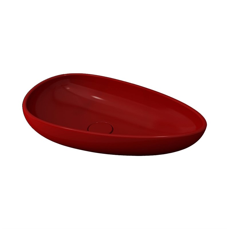 Bocchi Etna 58 cm Bowl Washbasin - Glossy Red #335487