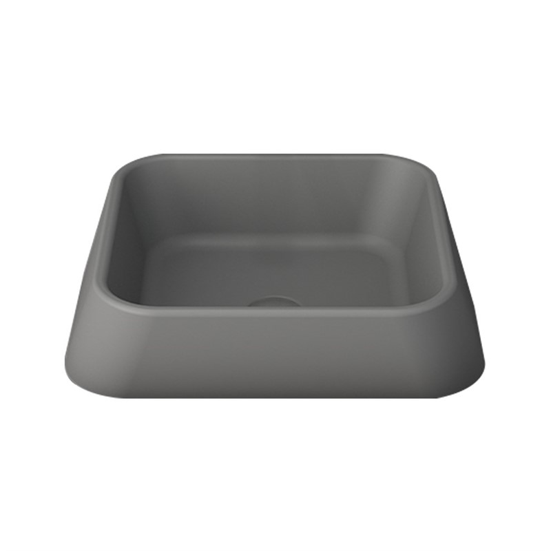 Bocchi Firenze Bowl type washbasin 42 cm - Matt gray #335389