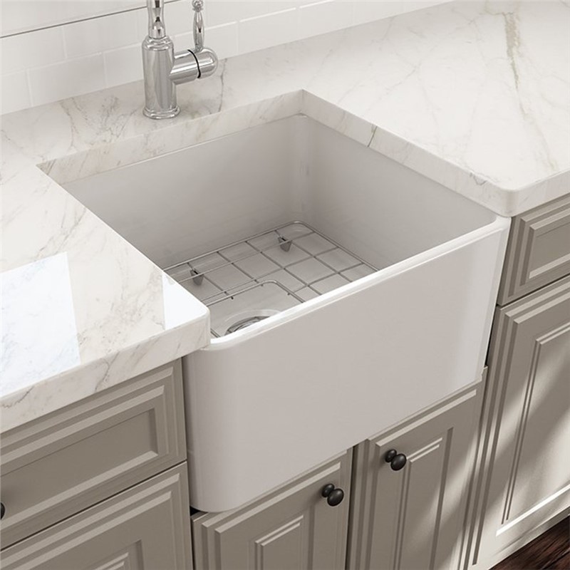 Bocchi Lavello Kitchen Sink 50cm - White #336403