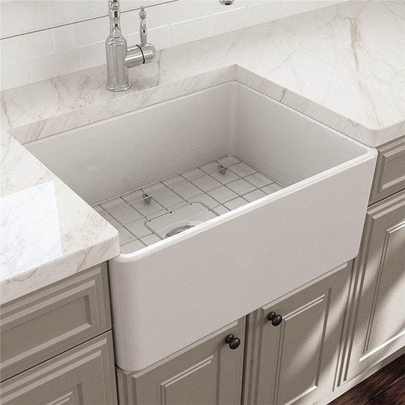 Bocchi Lavello Kitchen Sink 60cm - White #336407