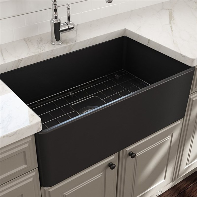 Bocchi Lavello Кухненска мивка 76 см - Матов Антрацит  #336416