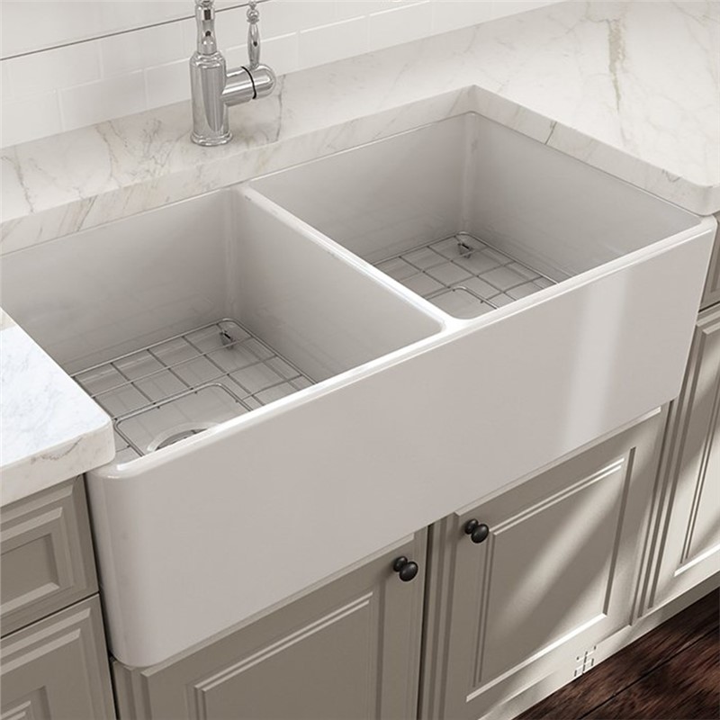 Bocchi Lavello Waschbecken 85 cm - weiß  #336418