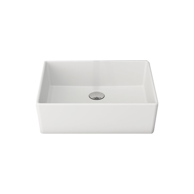 Bocchi Milano Bowl type washbasin 50 cm - Matt white #338120