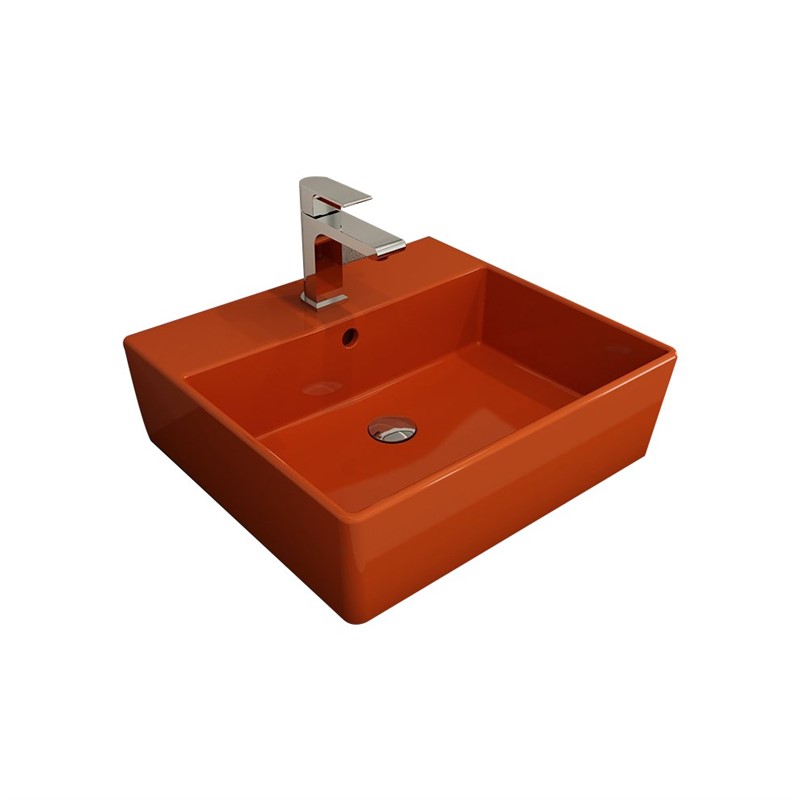 Bocchi Milano Countertop Sink 50cm - Orange #338146