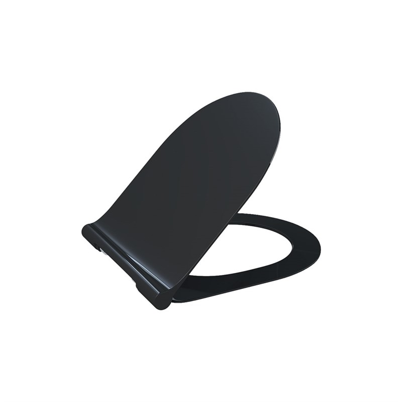 Bocchi Pure Slim Toilet Seat - Glossy Black #338068