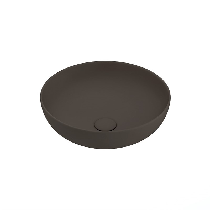 Bocchi Vessel Bowl type washbasin 38 cm - Matte brown #342656