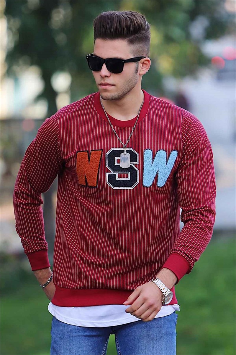 Moletom masculino 2792- Bordeaux 284911