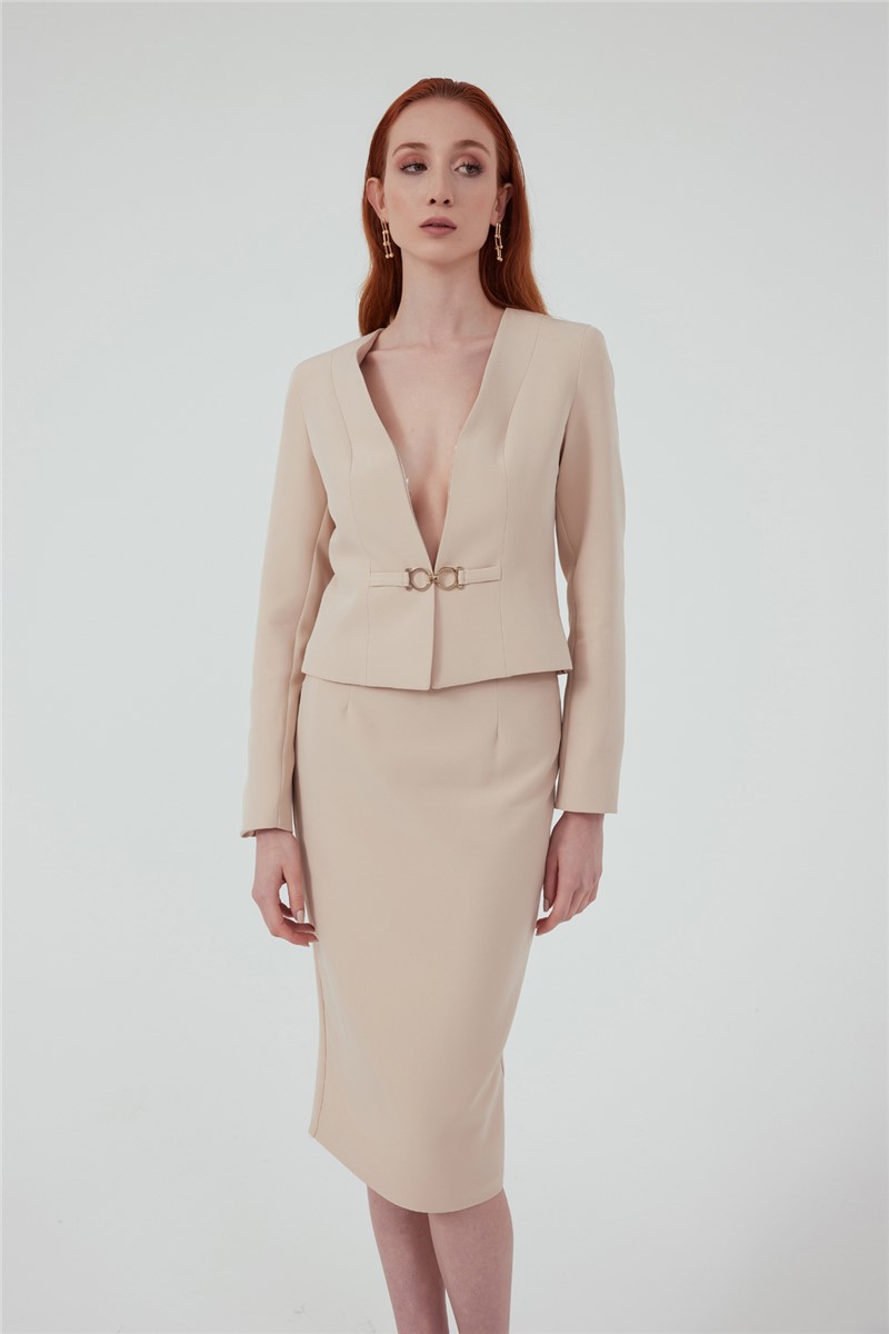 Damen Rock - beige #309387