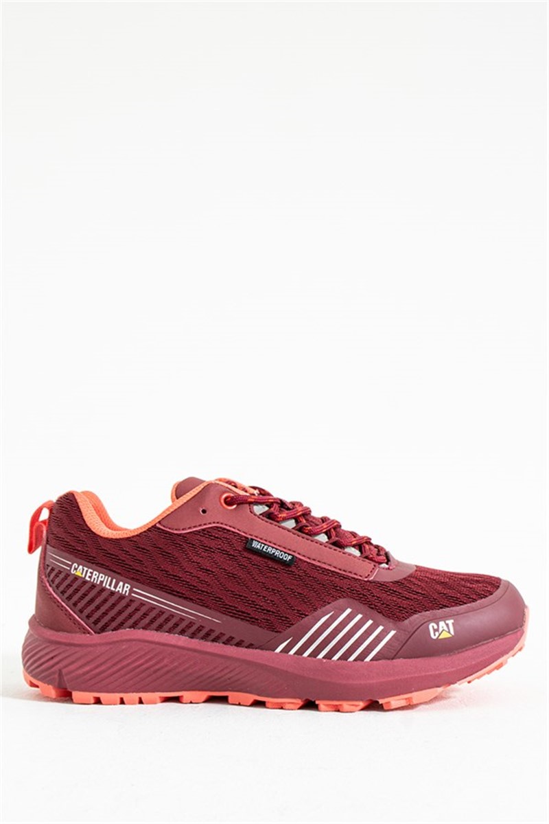 Women's Waterproof Hiking Boots - Dark Red #369205