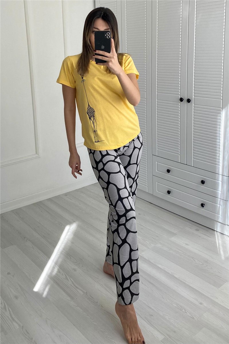 Ženska pidžama 441007 - žuta #383075