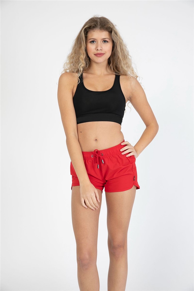 Women's Beach Shorts C1815 - Red #381926
