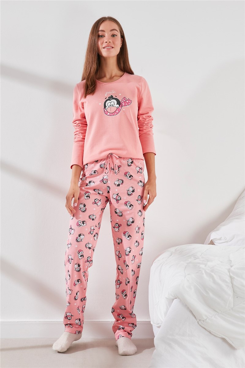 Ženska pidžama C18032477067 - svijetlo ružičasta #316127
