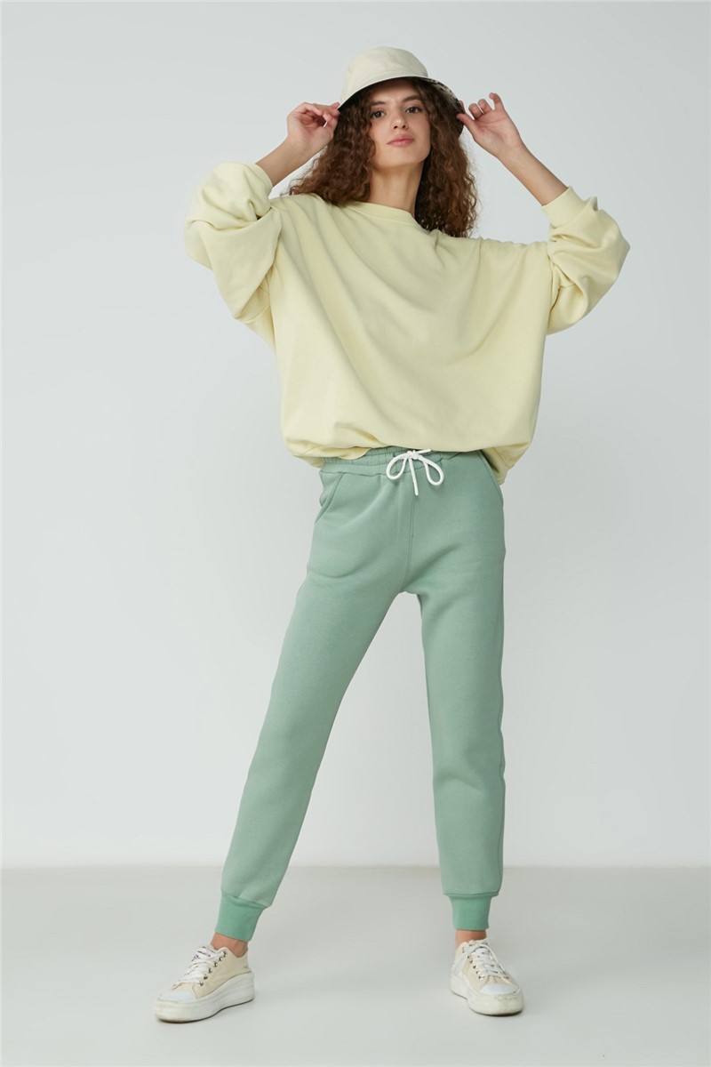 Pantaloni sportivi tascabili da donna 903 - Verde # 364871