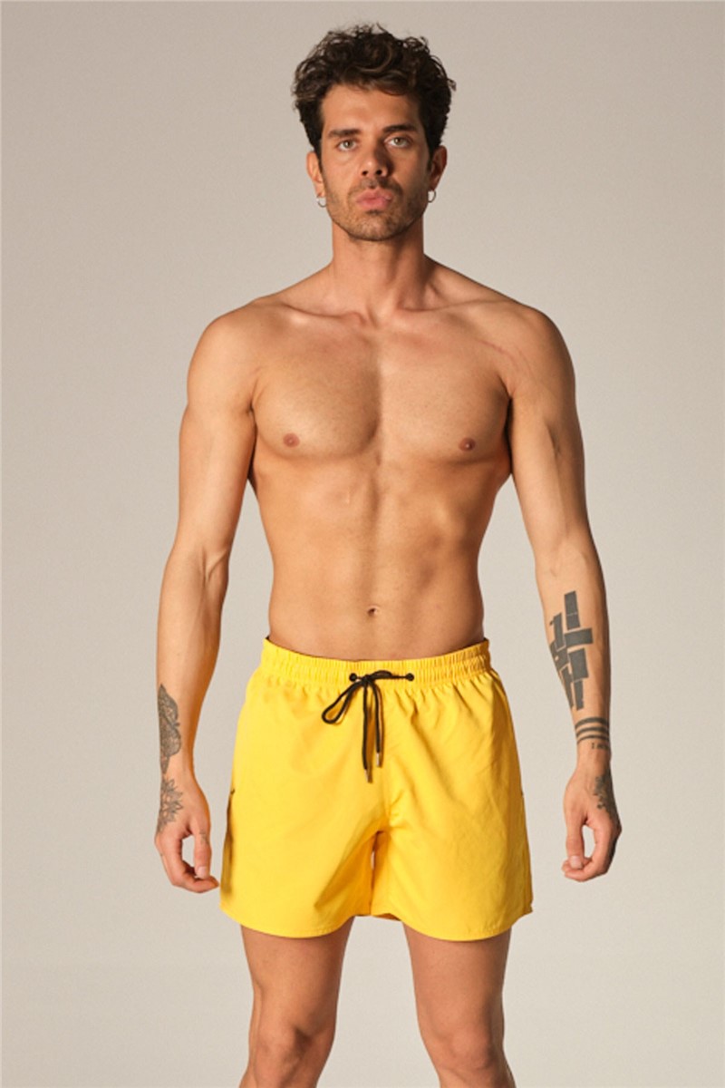 C&City Men's Swim Shorts - Yellow #314295