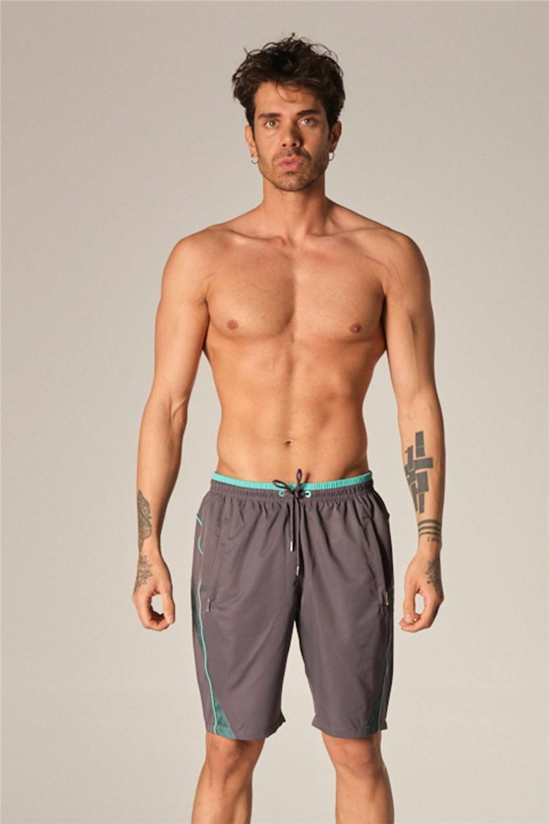 Herren Strandshorts  K-151 - grau  314299