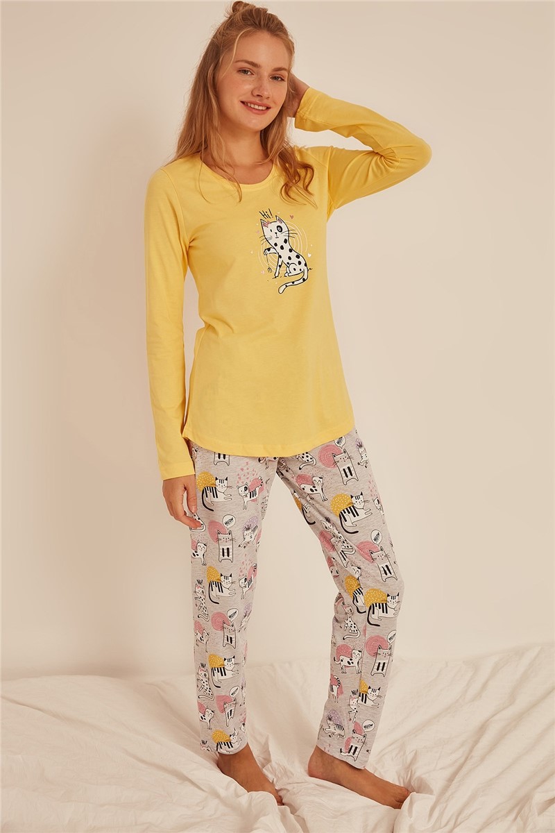 C&City Women's Pyjama - Yellow #314639