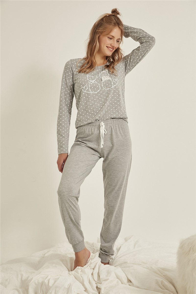 C&City Women's Pyjama - Grey #314452