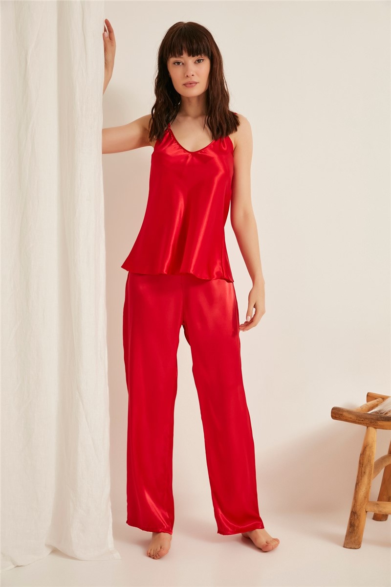 C&City Women's Pyjama - Red #314053