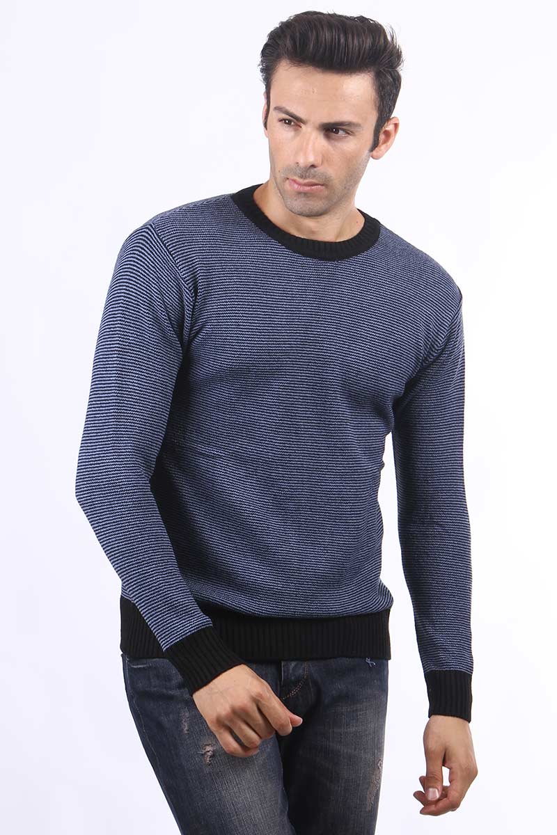 Celeste 8702 Men's Black Sweater