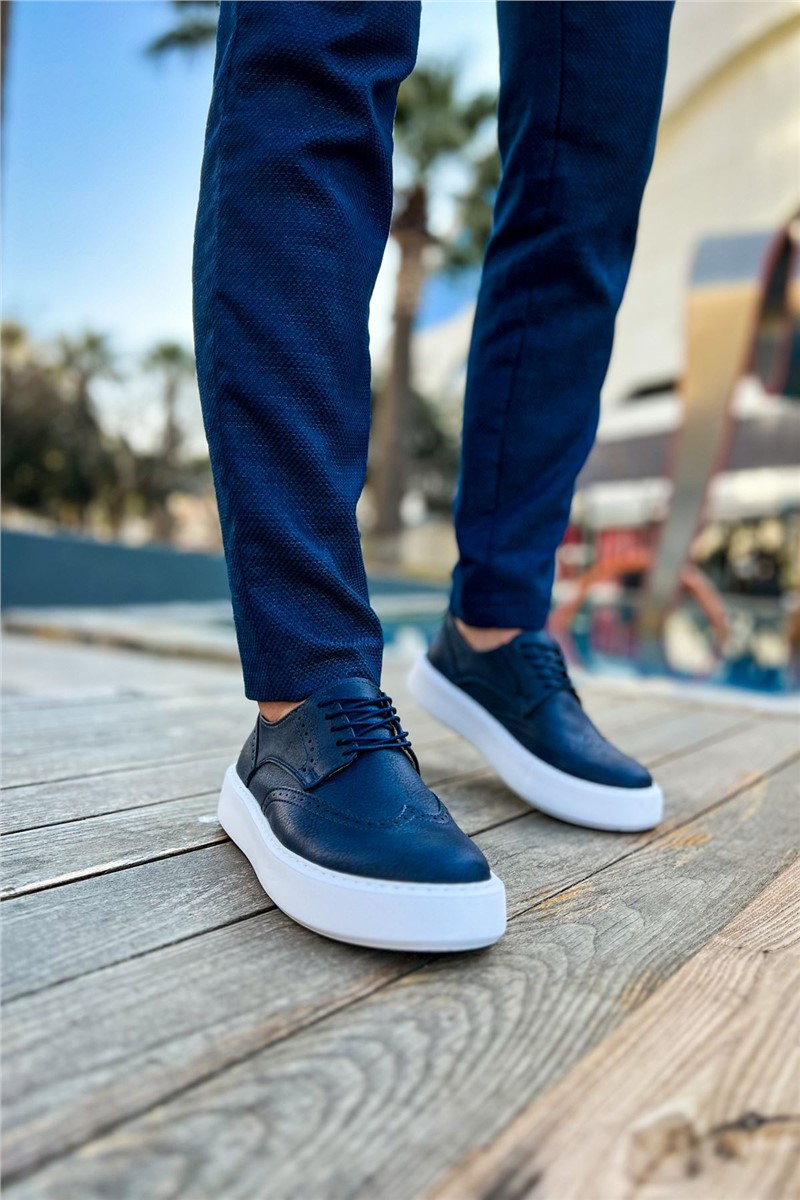 Men's Shoes CH149 CBT Lace Up - Navy Blue #369956