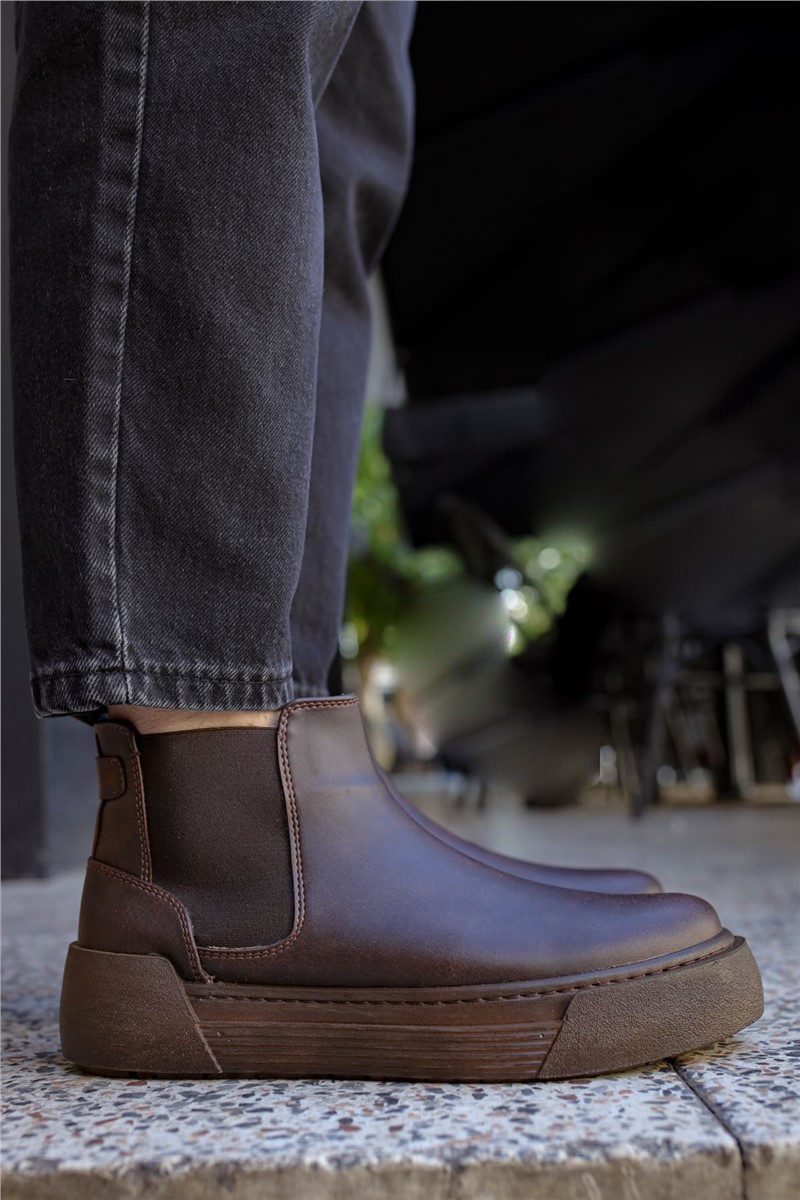 Chekich Men's Boots CH069 - Brown #359576