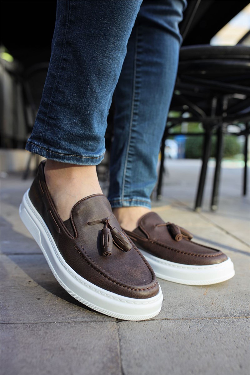 Sapatos Unissex Chekich CH127 - Marrom Escuro #359672