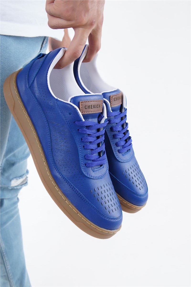 Calçados Masculinos Chekich CH157 - Azul #359704