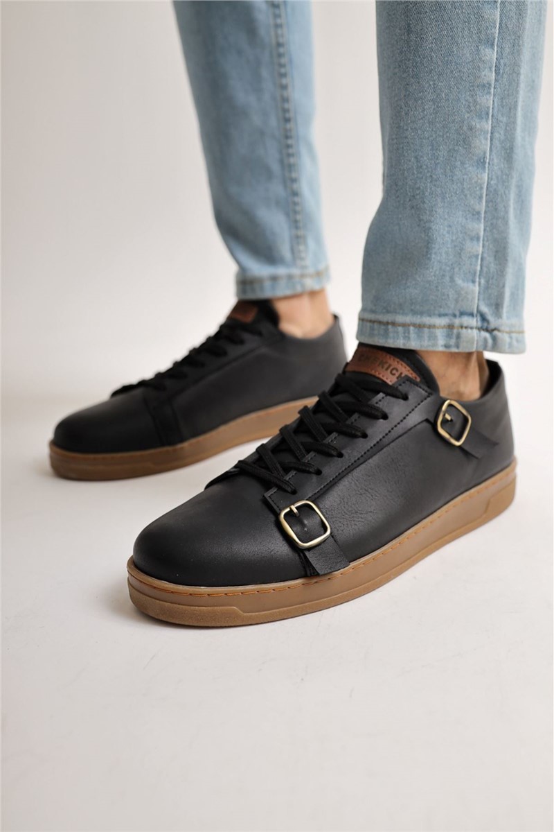 Chekich Men's Casual Shoes CH191 - Black #364413