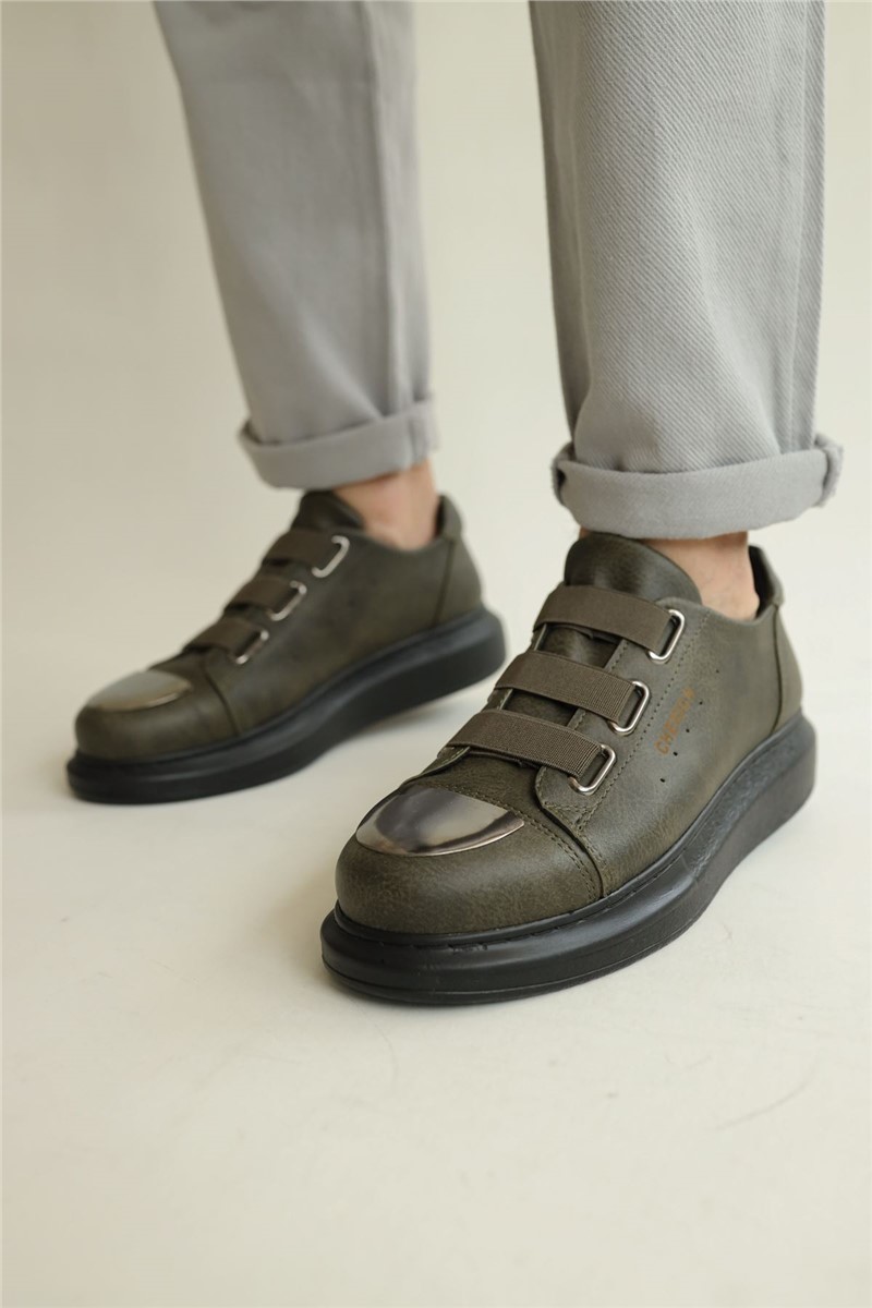 Sapatos Unissex Chekich CH251 - Cáqui #359778