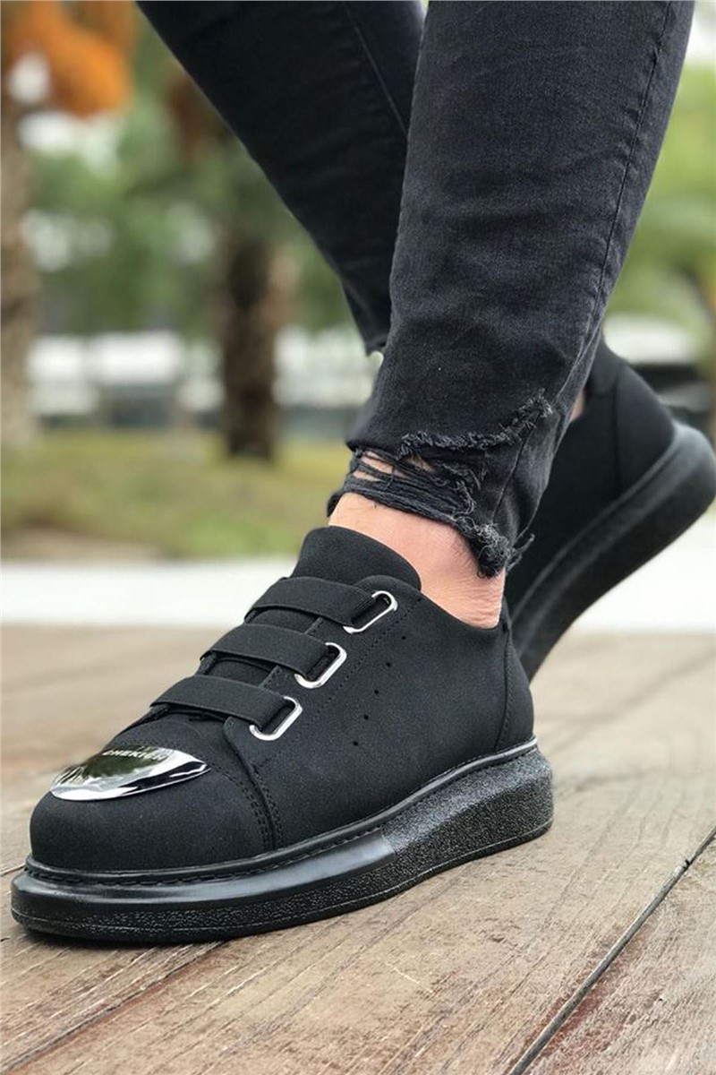 Sapatos de camurça unissex Chekich CH251 - Preto #359781